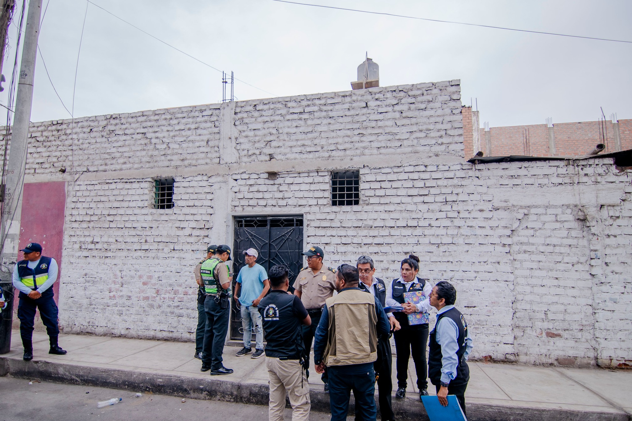Intervención de fiscalización en propiedad clandestina