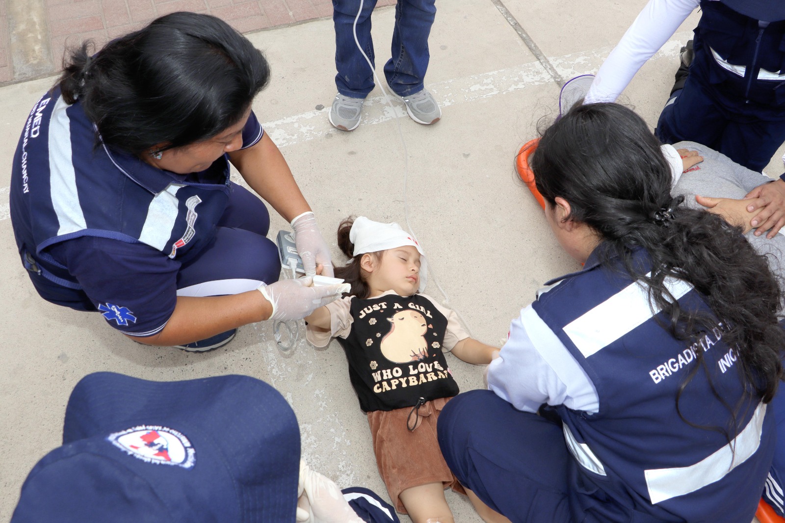 I Simulacro Local Descentralizado Multipeligro en el Pueblo Joven Cerro la Culebra