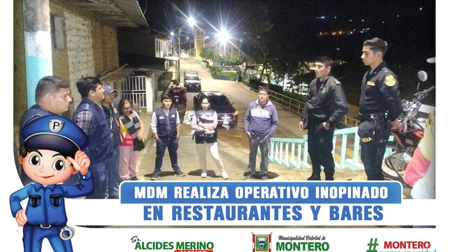 MDM Realiza Operativo Inopinado en Restaurantes y Bares 