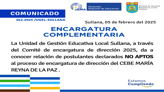 Comunicado N°42-2025