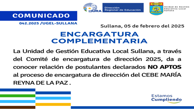 Comunicado N°42-2025