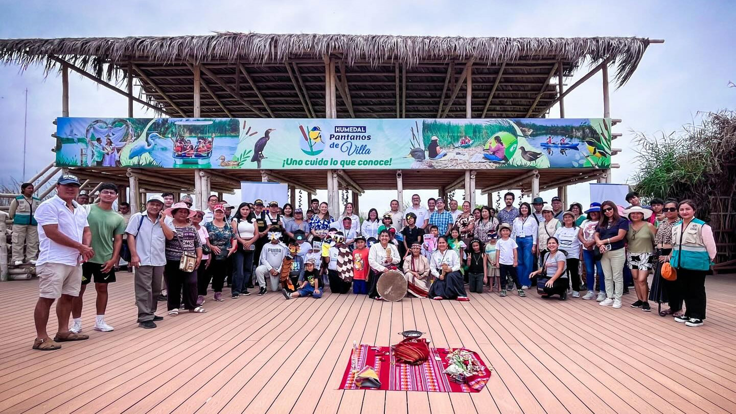 Ceremonia 2025 Dia mundial de los humedales en el Humedal Pantanos de Villa
