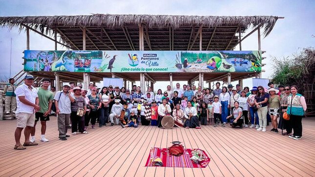 Ceremonia 2025 Dia mundial de los humedales en el Humedal Pantanos de Villa