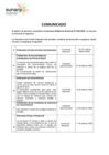 Vista preliminar de documento Comunicado 01_Cambio cronograma