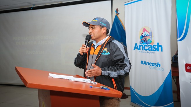 Avance del proyecto regional de instalación de Banda Ancha en Ancash