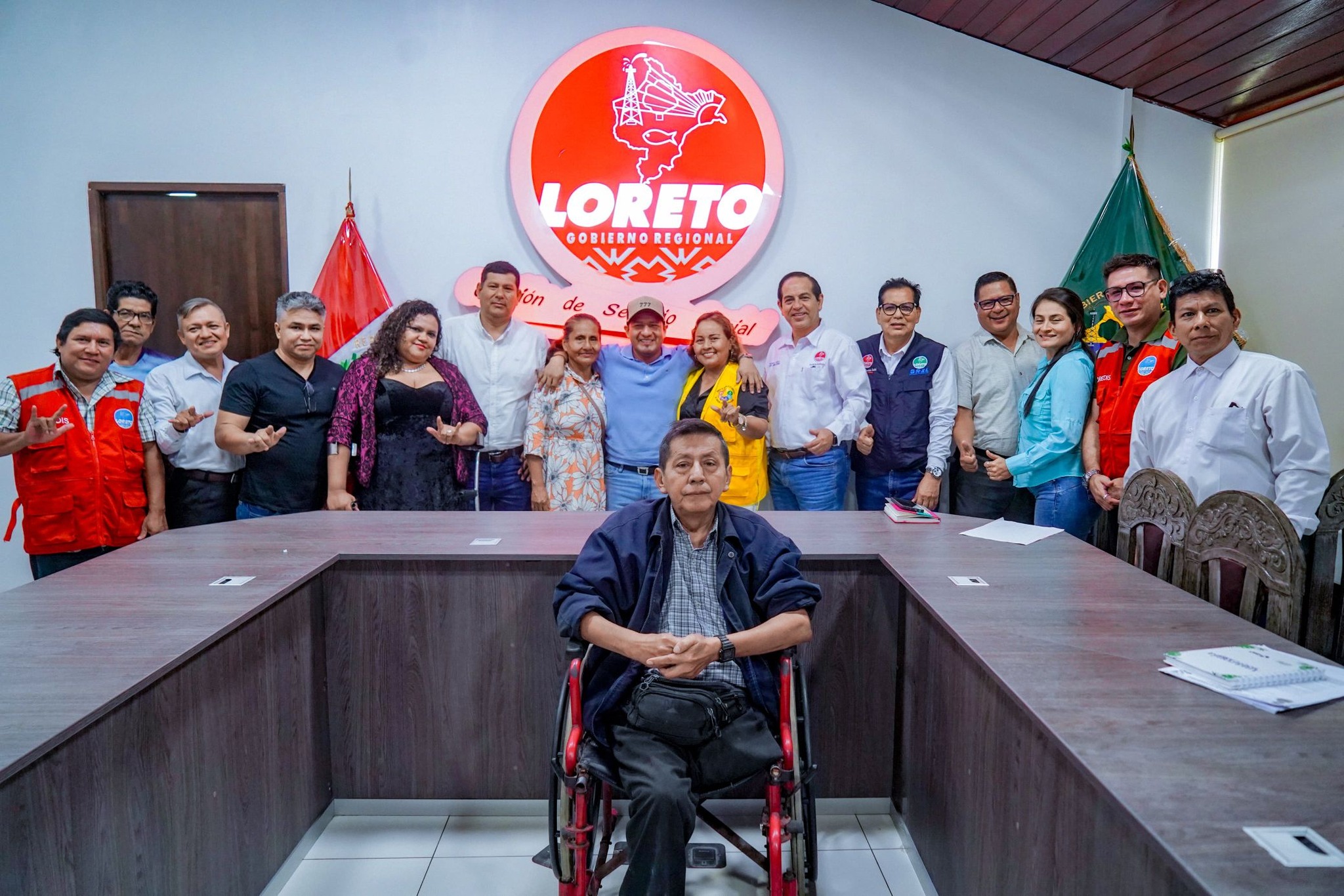 "Gobernador René Chávez impulsa una sociedad inclusiva para Loreto."