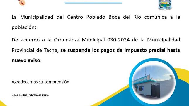 comunicado predial 2025
