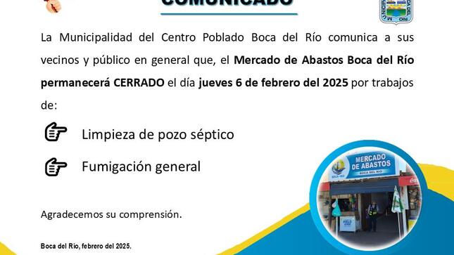 comunicado mercado