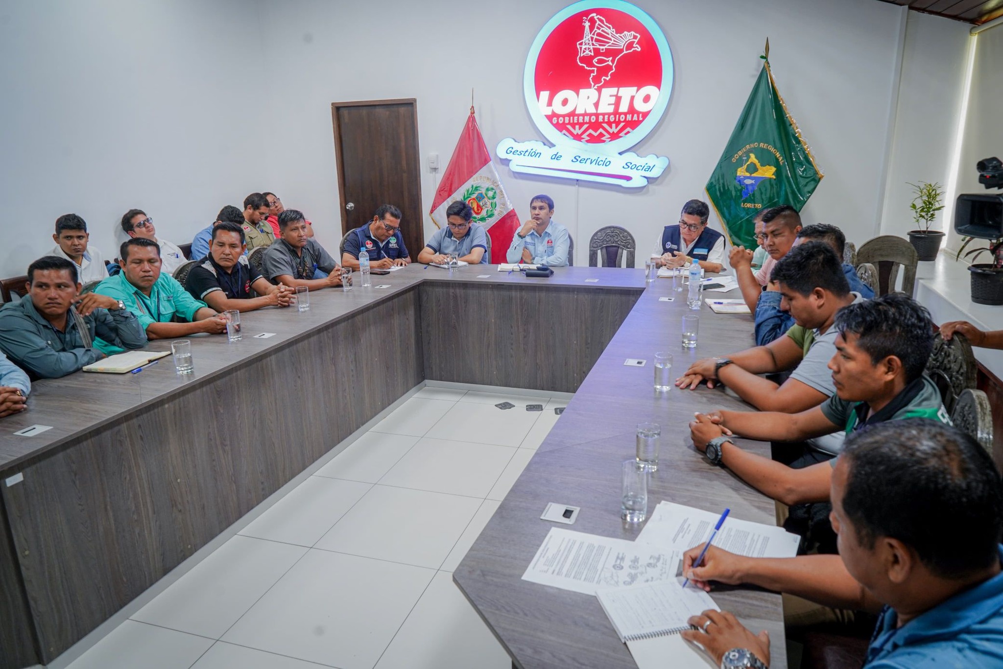 "GOREL reafirma el trabajo articulado con dirigentes del Bloque de Federaciones Lote 8"