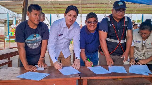 "GOREL participa en reunión de diálogo con la comunidad de Saramurillo"