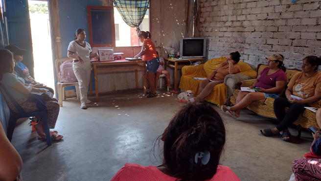 Municipalidad realiza charlas informativas a beneficiarios de los programas de vaso de leche, en alimentación saludable