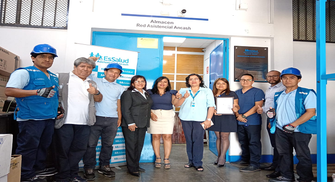 EsSalud: certifican al Almacén Especializado de la Red Áncash en Buenas Prácticas de Almacenamiento