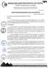 Vista preliminar de documento RESOLUCIÓN DE ALCALDÍA N°062-2025-MPCH-A