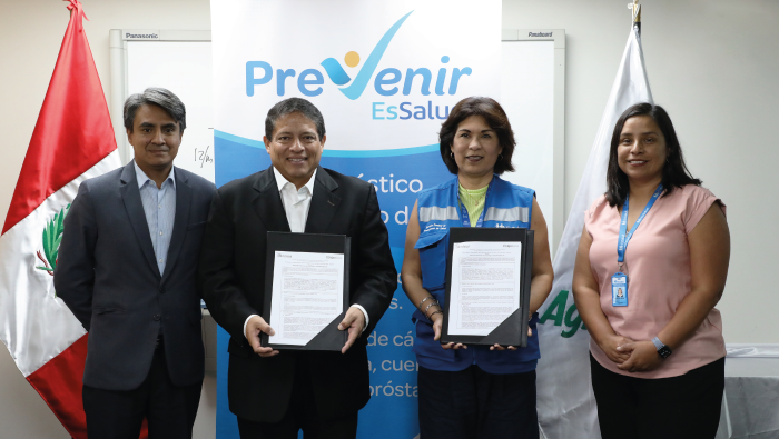 Agrobanco y EsSalud firman convenio interinstitucional para promover la prevención de la salud