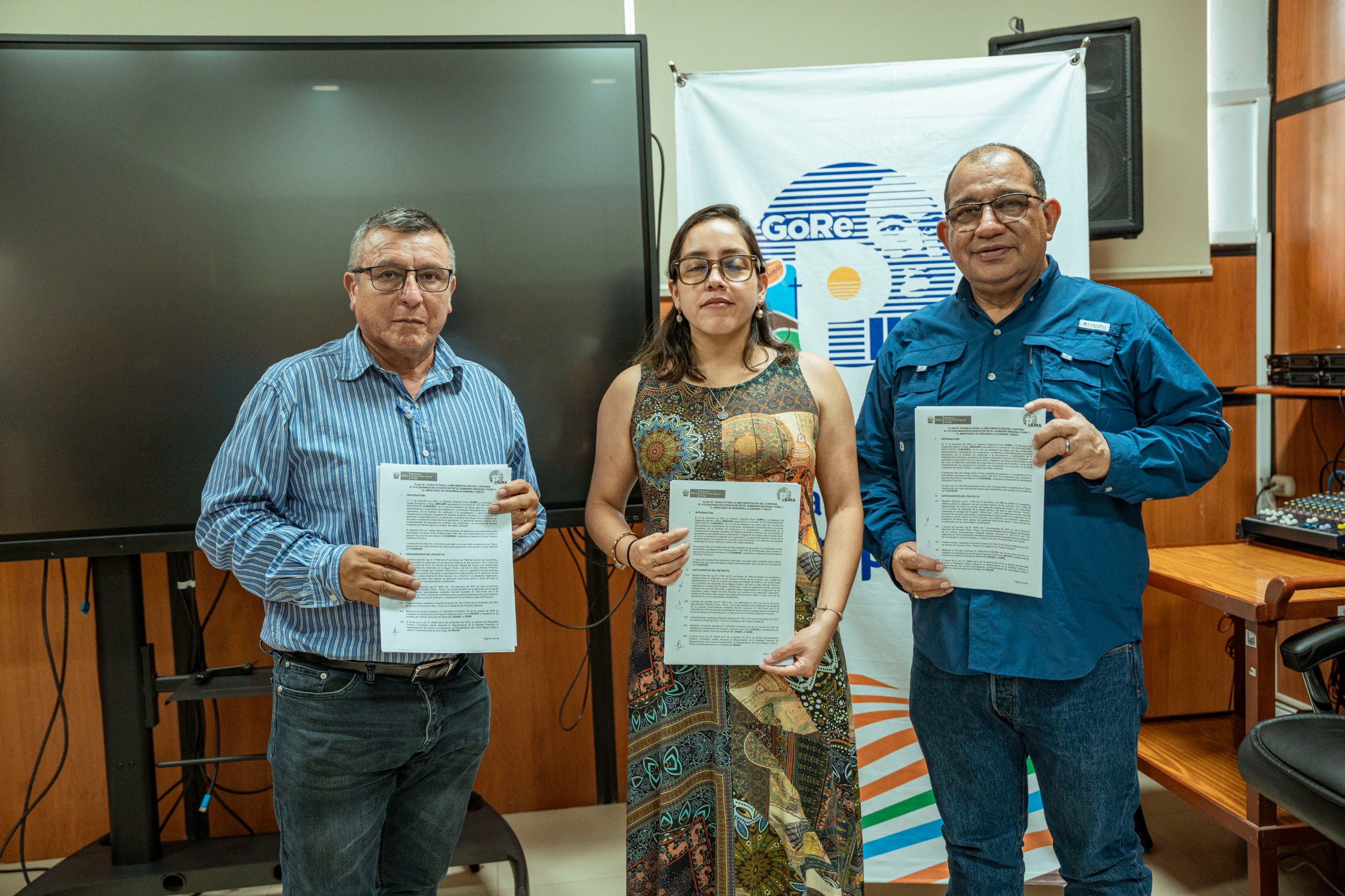 GORE y MIDAGRI inician gestiones para implementar mejoras en el Sistema Hidráulico de Poechos