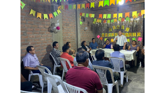 El evento contó con la participación de miembros del consejo directivo, entre ellos, Celedonio Paredes Oré, actual presidente del consejo. Lucy Ayme, miembro del consejo, y Justo Saavedra Yucra, expresidente de la organización vecinal. 
Asimismo, se contó con la presencia del teniente alcalde Jesús Baldeón, quien asistió acompañado de regidores, reafirmando el compromiso de la gestión municipal con el desarrollo y bienestar de los residentes.