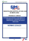 Vista preliminar de documento ORDENANZA N.º 535-MDSJM