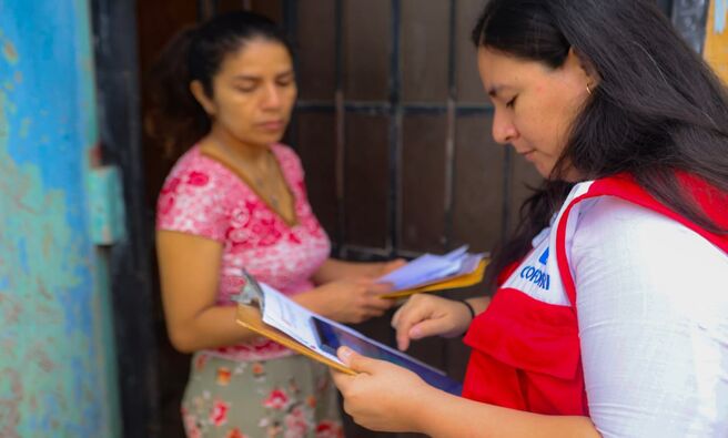 Hasta el 26 de febrero, familias de cerca de 600 lotes serán visitados por brigadas de Cofopri.