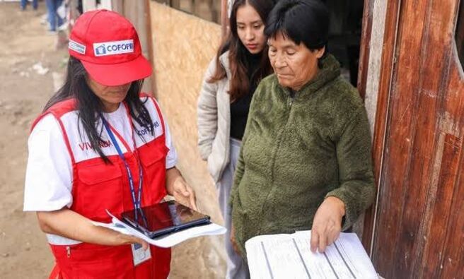 Hasta el 26 de febrero, familias de cerca de 600 lotes serán visitados por brigadas de Cofopri.