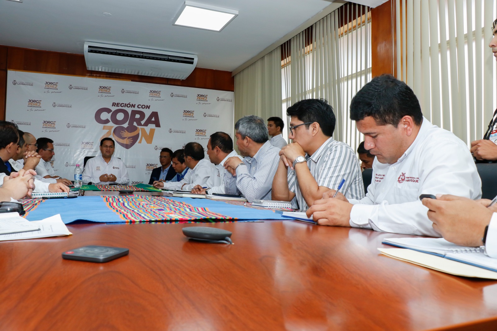 Reunión de Autoridades con Gobierno Regional