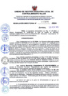 Vista preliminar de documento R.D N° 000275 - CONCEDER LICENCIA SIN GOCE DE REMUNERACIONES. GRANDA FLORES YESENIA MARITZA