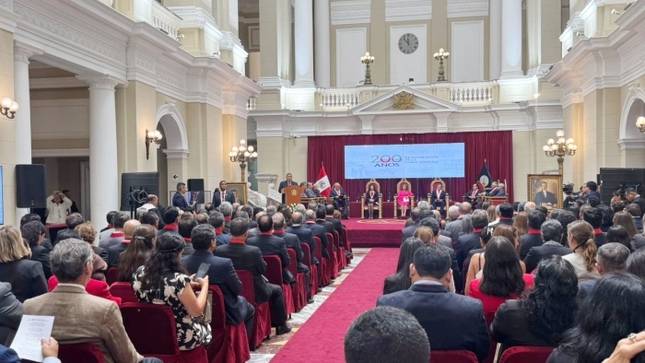 Actos conmemorativos por el Bicentenario de Instalación de la Corte Suprema del Perú