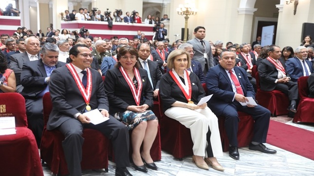 Magistrados del TC participan en ceremonia de conmemoración del bicentenario de instalación de la Corte Suprema de Justicia de la República