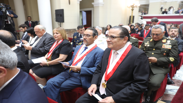 Magistrados del TC participan en ceremonia de conmemoración del bicentenario de instalación de la Corte Suprema de Justicia de la República