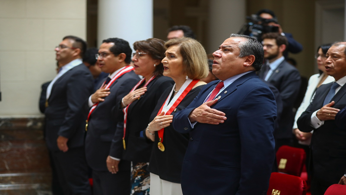 Magistrados del TC participan en ceremonia de conmemoración del bicentenario de instalación de la Corte Suprema de Justicia de la República