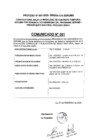 Vista preliminar de documento Comunicado-01,  se se está reprogramando la Evaluación Curricular