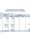 Vista preliminar de documento Presupuesto Institucional de Ingresos - Diciembre 2024 