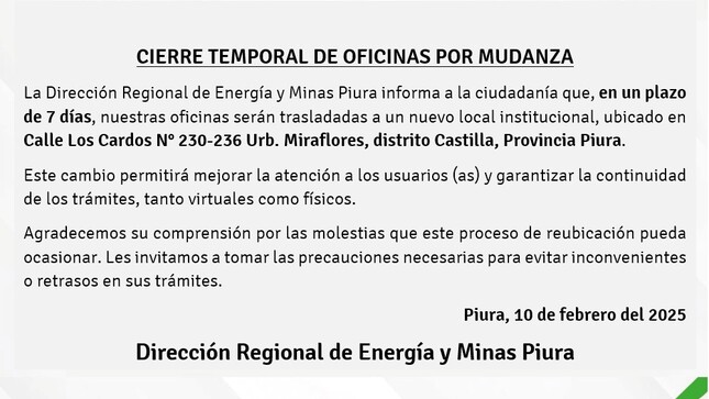 Comunicado-DREM