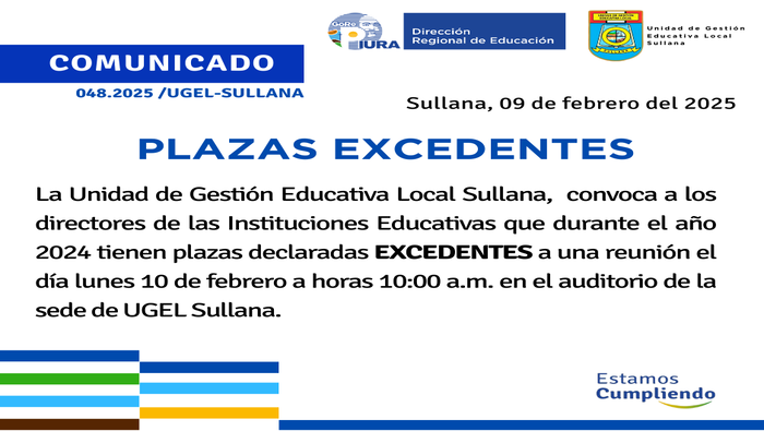 Comunicado N°48-2025