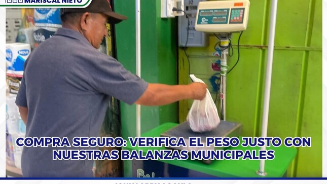 Municipalidad provincial de Mariscal Nieto a través de Sub Gerencia de Abastecimiento y Comercialización informa que se instalaron BALANZAS MUNICIPALES.