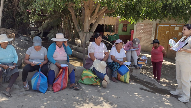 Municipalidad continua con las charlas informativas a comedores populares en alimentación saludable