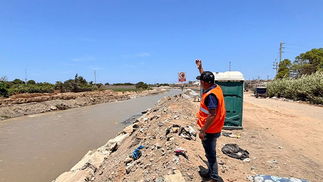 Defensa Civil continúa monitoreando el estado situacional del río Huarmey