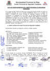 Vista preliminar de documento ACTA DE SESION ORDINARIA DEL COMITE PROVINCIAL DE SEGURIDAD CIUDADANA.pdf