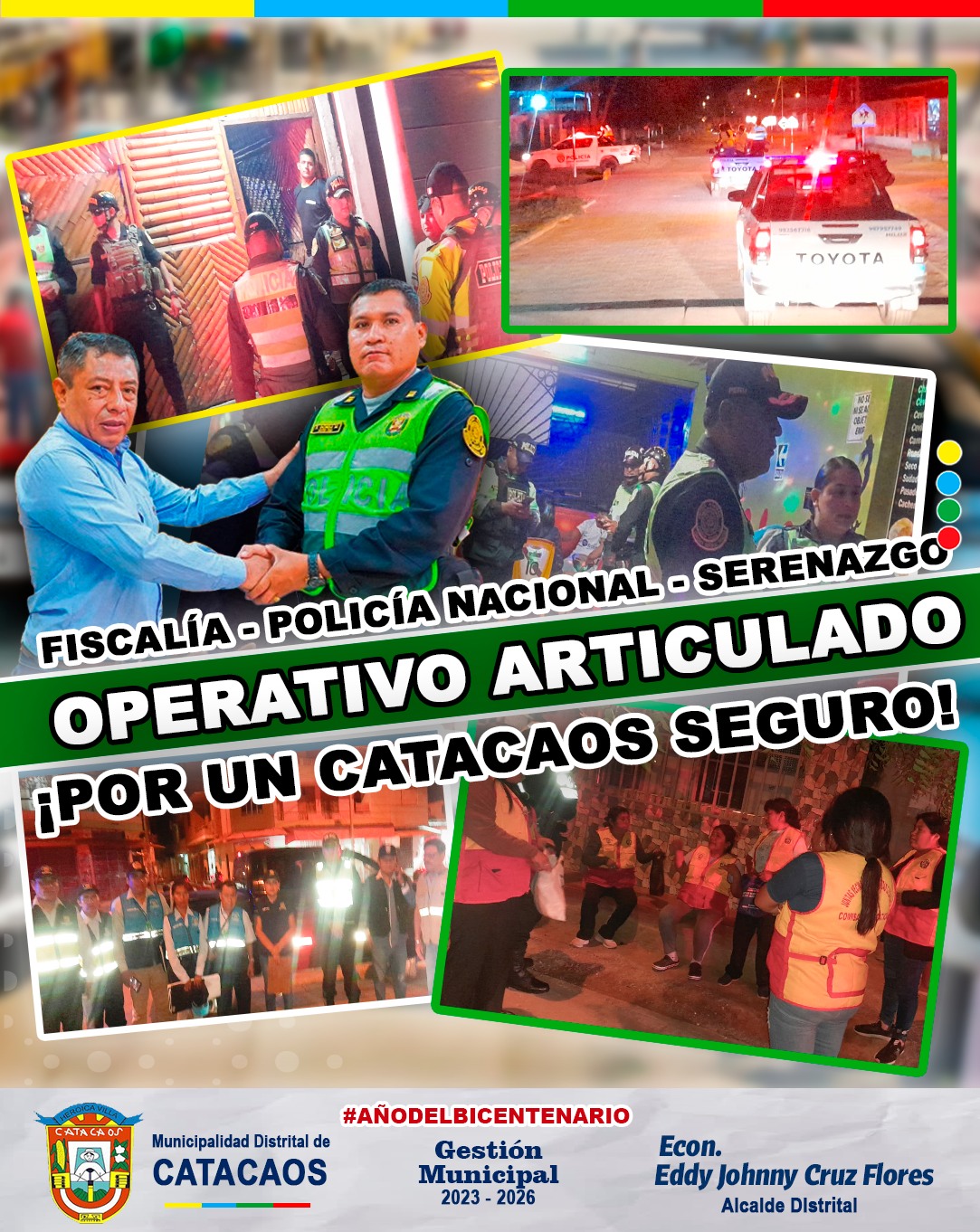 MDC, PNP y Fiscalía intervinieron bares y cantinas