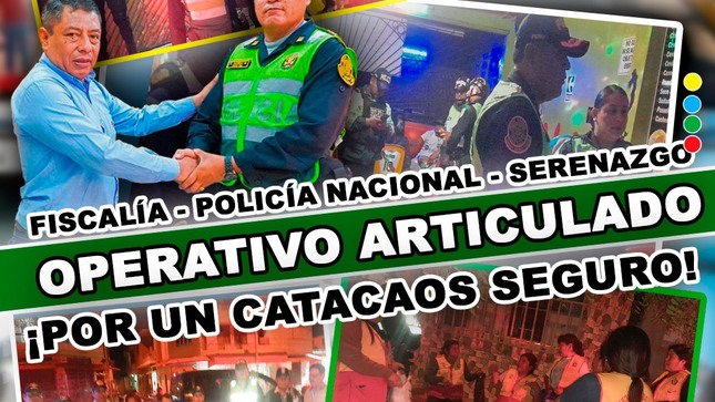 MDC, PNP y Fiscalía intervinieron bares y cantinas