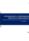 Vista preliminar de documento Jurisprudencia peruana Aproximaciones a la responsabilidad penal persona jurídica Parte II Delitos ambientales 2022