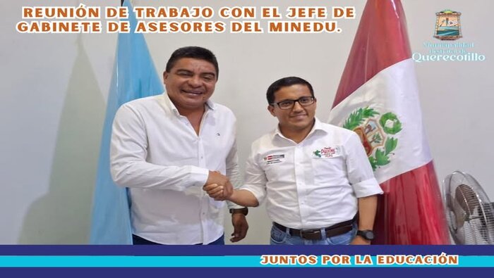 Reunión de Trabajo con el Jefe de Gabinete de Asesores del Minedu
