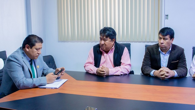 Reunión para la habilitación de Vías Vecinales en Pallasca