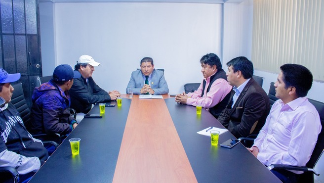 Reunión para la habilitación de Vías Vecinales en Pallasca