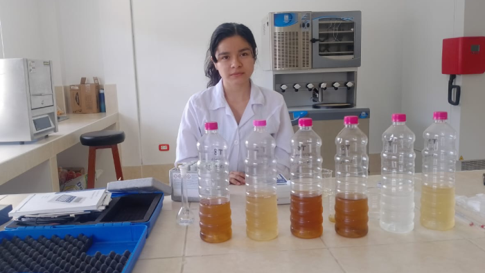 Trabajó en un proyecto de investigación para mejorar el consumo de agua en las comunidades nativas de Bagua. 