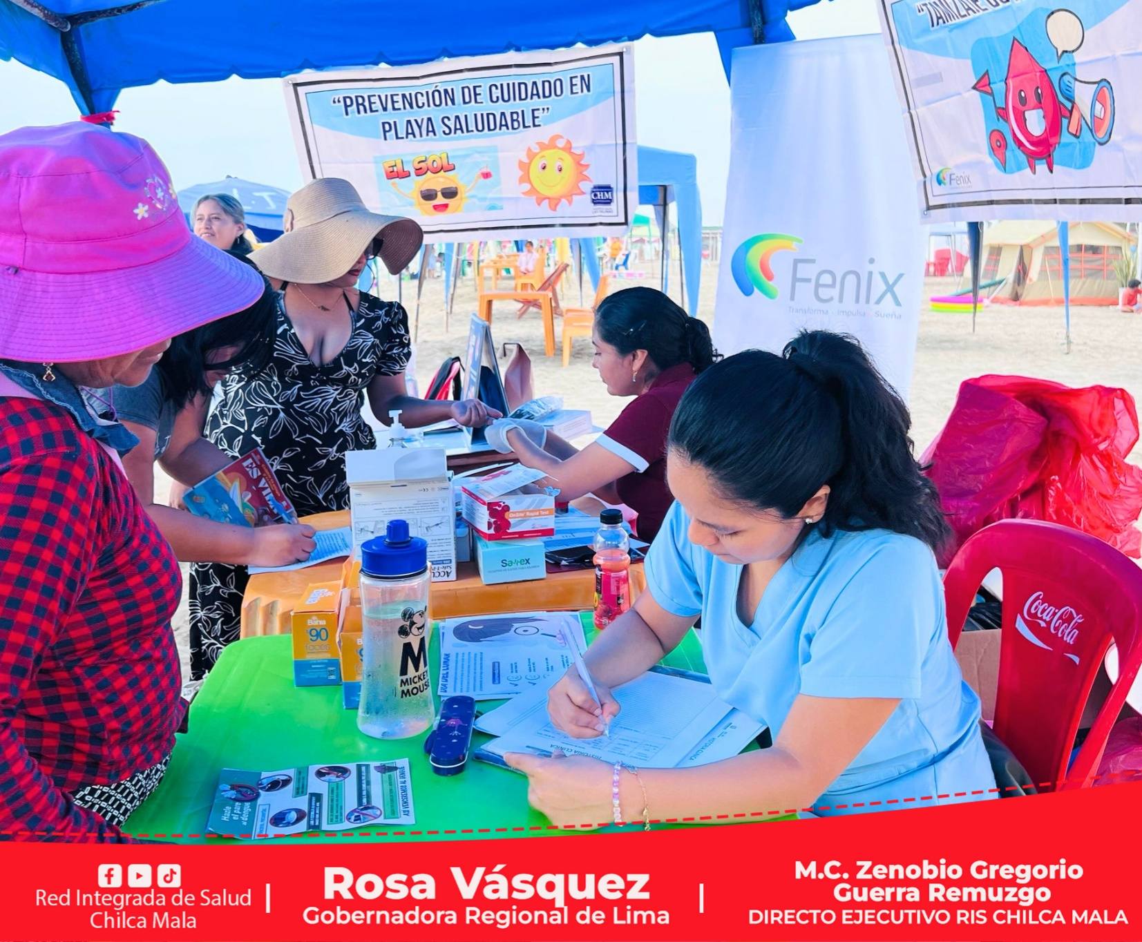 RIS Chilca Mala: Gran Campaña de Salud por el Día del Lunar se realizó en Chilca - Cañete.