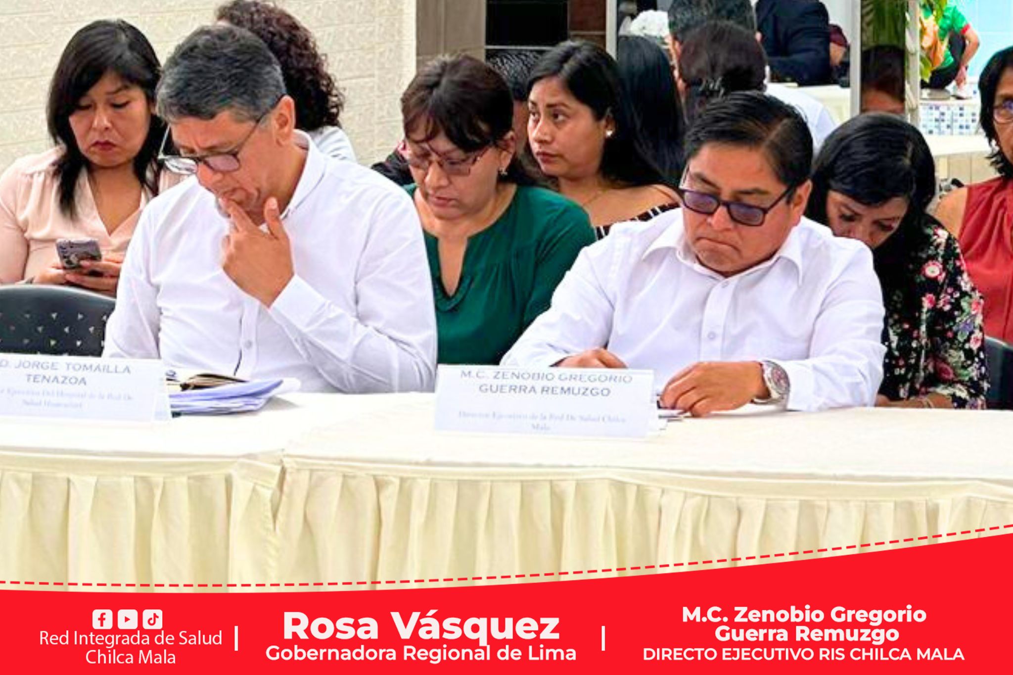 Director Ejecutivo de la RIS Chilca Mala participa de primera reunión del Comité Ejecutivo Regional de Salud en la provincia de Cañete
