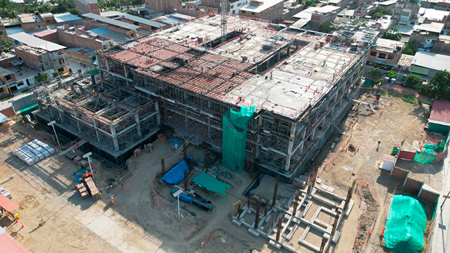 Lambayeque: avanza la construcción del moderno Hospital de Motupe en beneficio de 87 000 personas