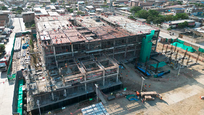 Lambayeque: avanza la construcción del moderno Hospital de Motupe en beneficio de 87 000 personas
