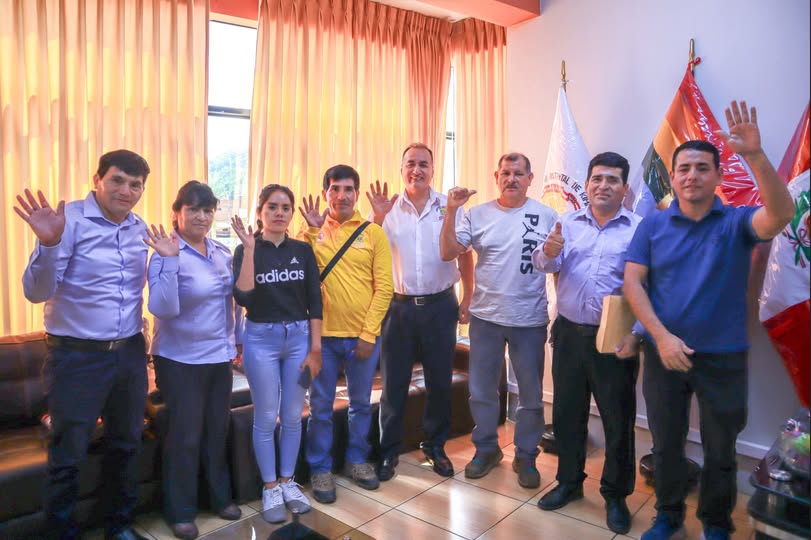 Reunión con los presidentes del Comité de Gestión de Ayna San Francisco y Kimbiri
