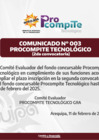 Vista preliminar de documento COMUNICADO N° 3